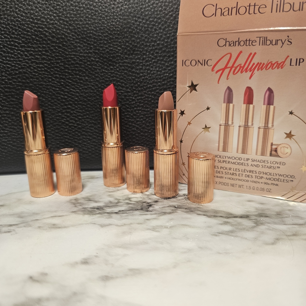 Charlotte Tilbury Iconic Hollywood Lip Trio Mini